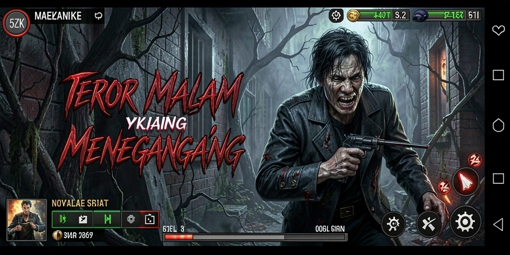 Gameplay menegangkan dengan nuansa Horror yang mencekam.