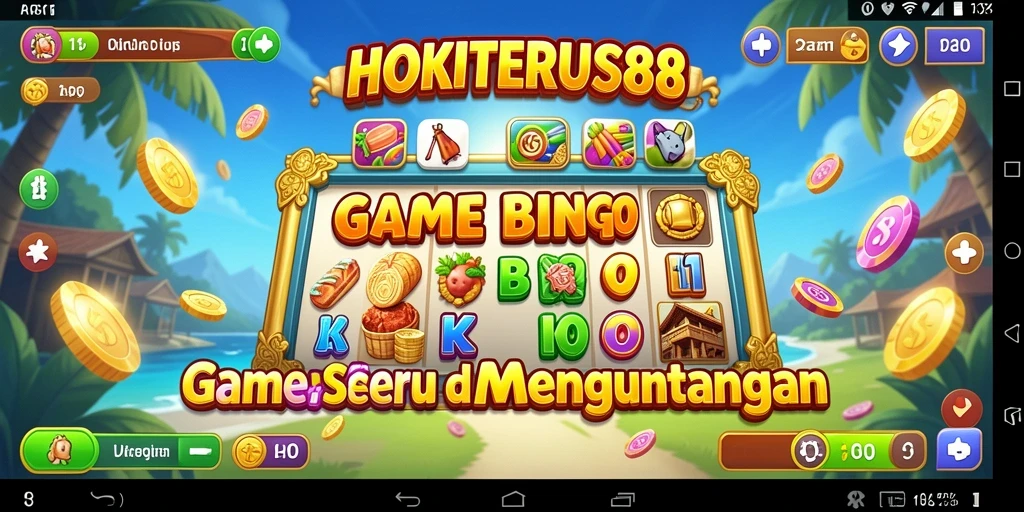 Tampilan gameplay seru di HOKITERUS88 yang penuh kegembiraan