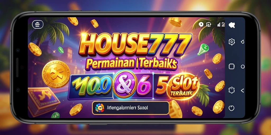 Tampilan permainan Slot HOUSE777 yang menarik dan penuh warna.