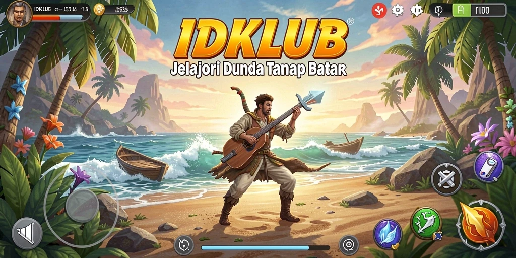 Tampilan gameplay menarik dari IDKLUB di dunia Open World.