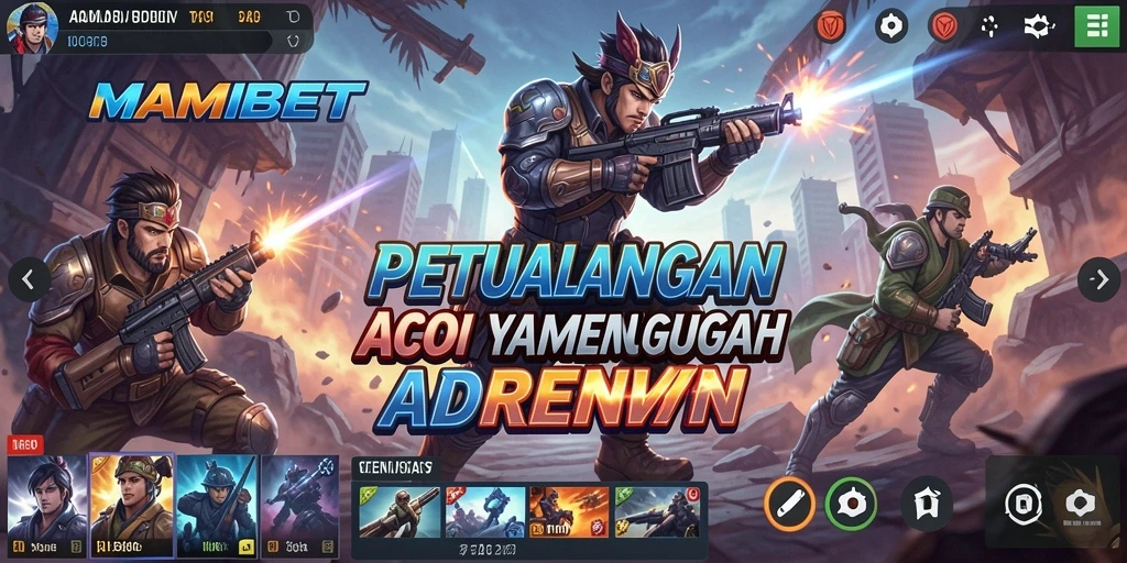 Tampilan gameplay seru di MAMIBET dengan aksi menegangkan.