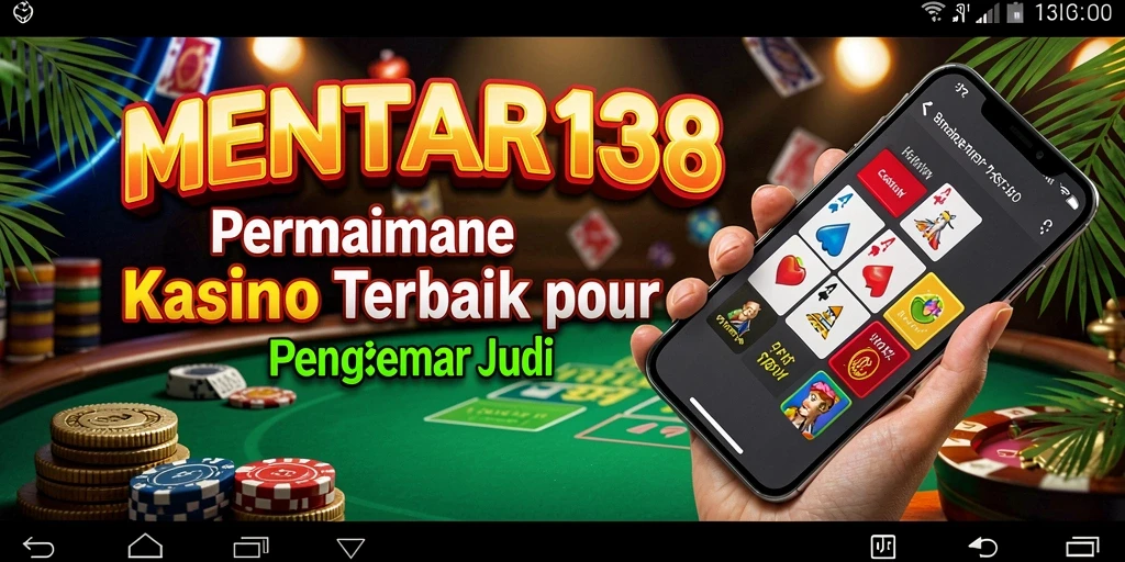 Tampilan utama gameplay MENTARI138 yang menampilkan slot kasino yang berkilau.