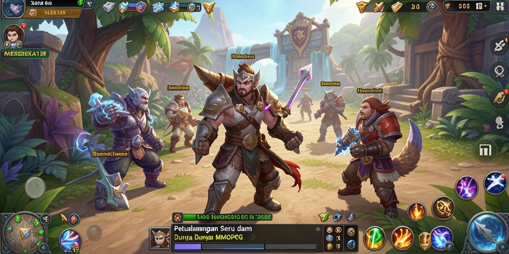Tampilan gameplay penuh aksi dalam MERDEKA138 yang mendebarkan.