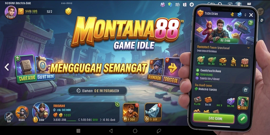 Screenshot gameplay MONTANA88 menampilkan aksi pengumpulan sumber daya yang seru.