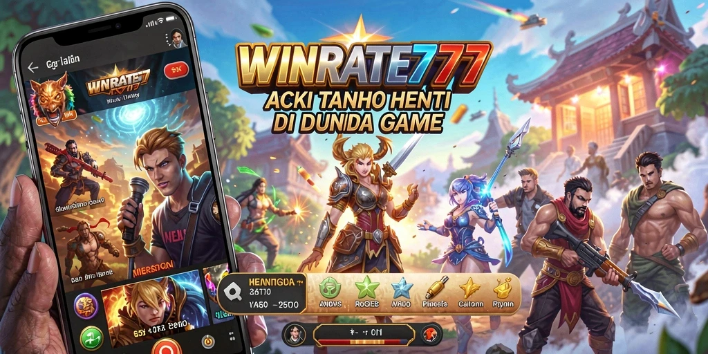 Gameplay aksi mendebarkan di WINRATE777 dengan pertarungan intens.